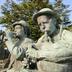 Monument aux Sonneurs de biniou. Les binious ou les sonneurs
